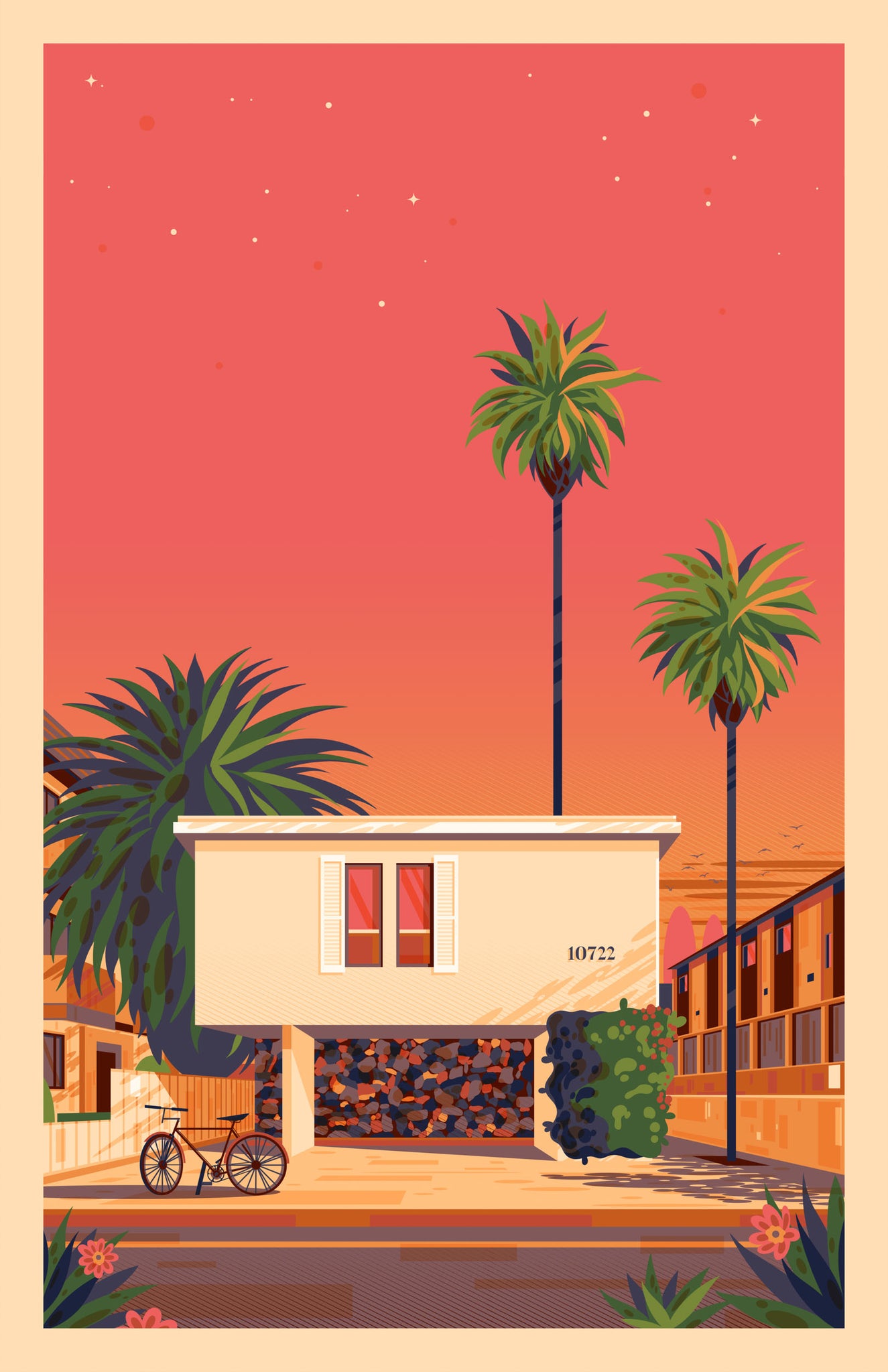 George Townley: Dingbat House mini-print