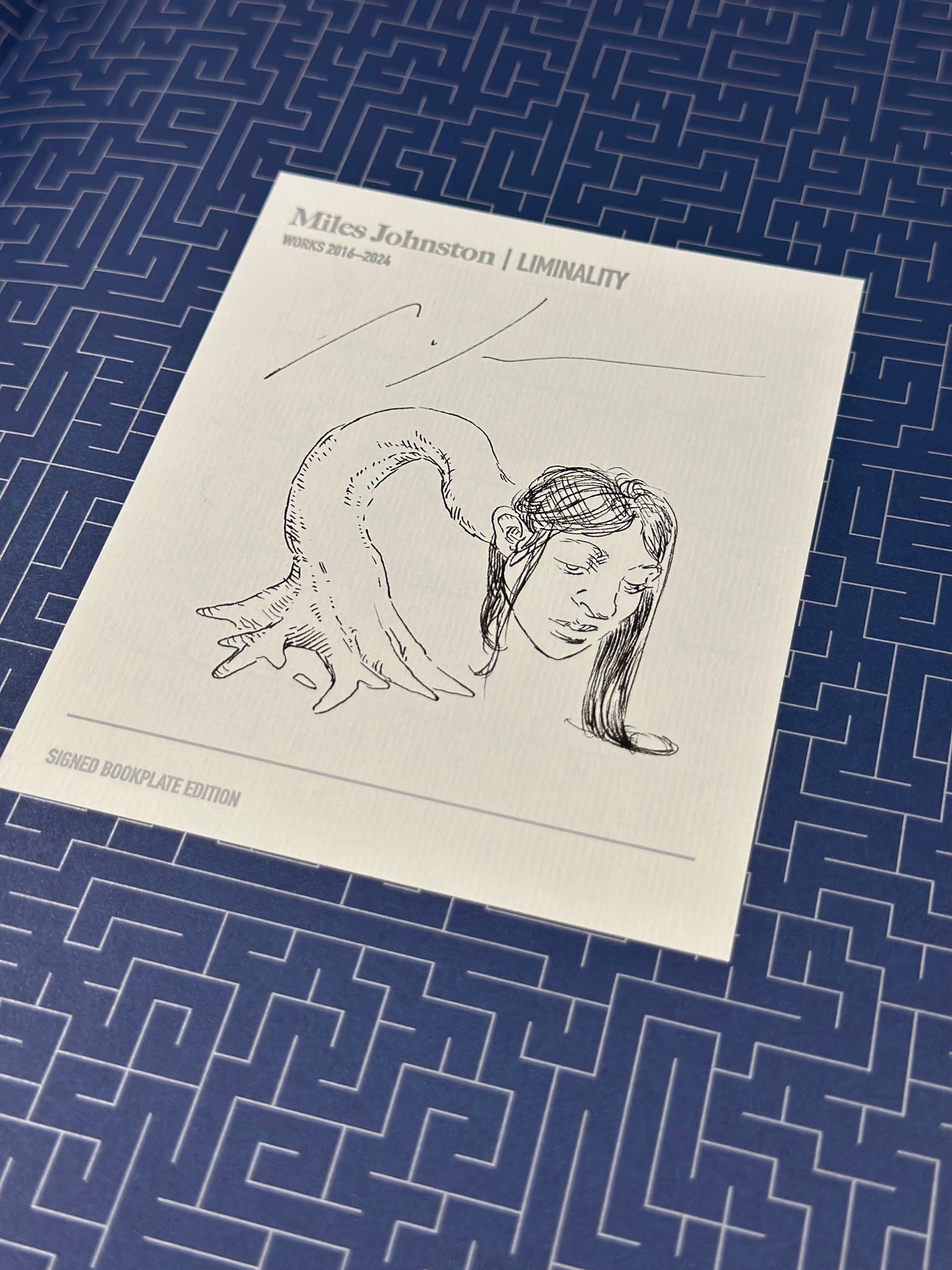 Miles Johnston - Liminality Signed Book Plate Edition