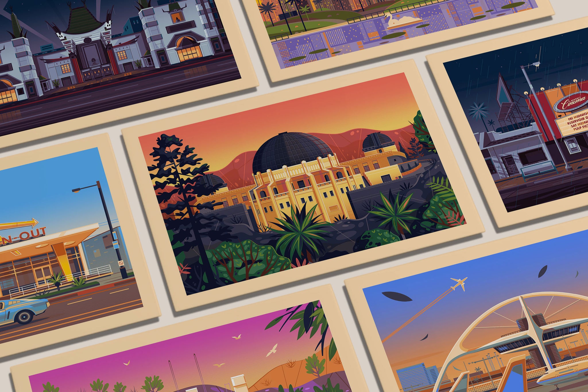 George Townley: Golden Hour - Postcard Set
