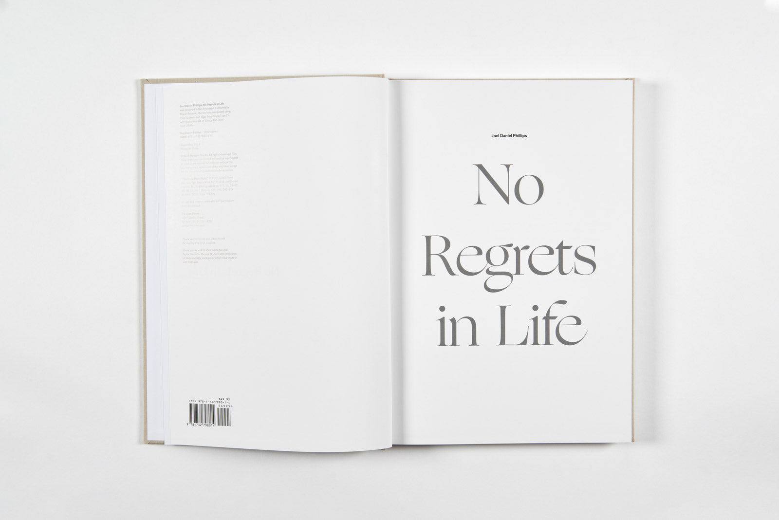 "No Regrets in Life"